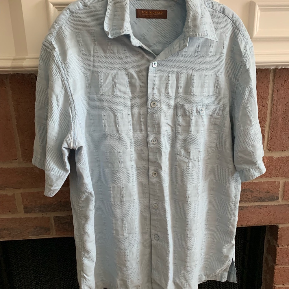 Tori Richard Honolulu Blue Men’s SZ Medium Shirt